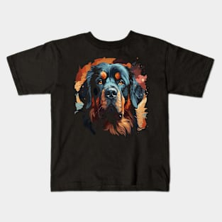 Patriotic Tibetan Mastiff Kids T-Shirt